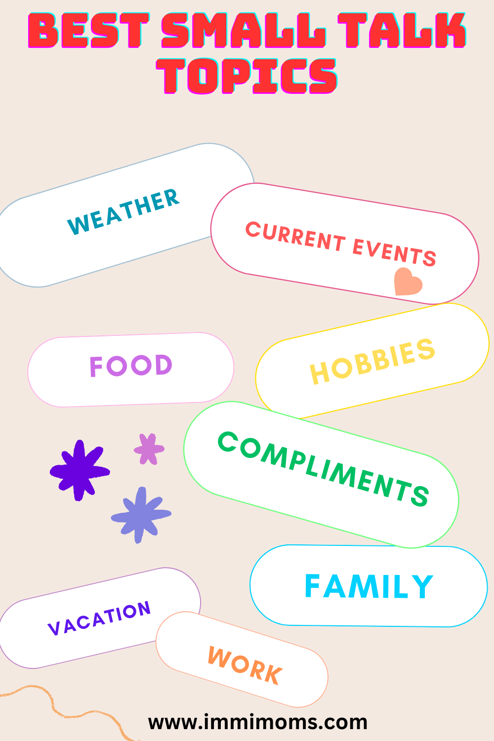 How to make small talk at work Immi Moms